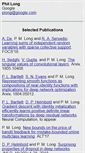 Mobile Screenshot of phillong.info